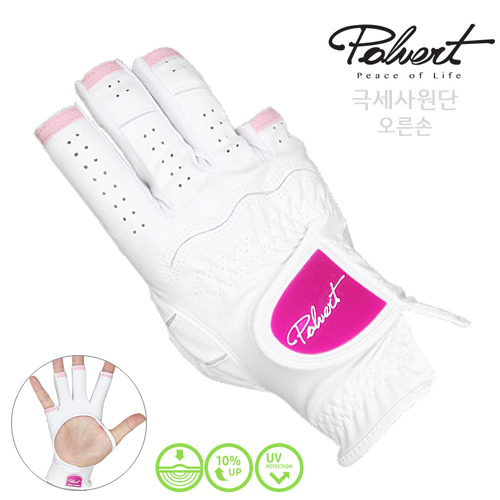   New   尩 ȭ ؼ  ȭƮ ũ ɼ  UV ڿܼ  ÿ   ʵǰ [Polvert Right Hands Golf Glove 3 Key Point]  ǰ θ  YENAM