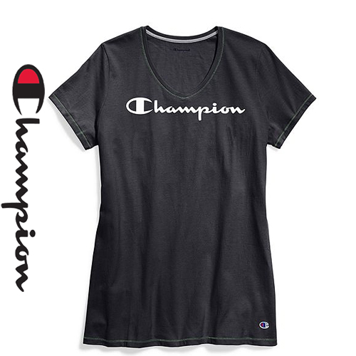 èǿ    ̳  Ƽ Ʈ ΰ W5006G Y07588    Ƿ [Champion Jersey V-Neck Tee, White Logo / Black]  ǰ θ  YENAM