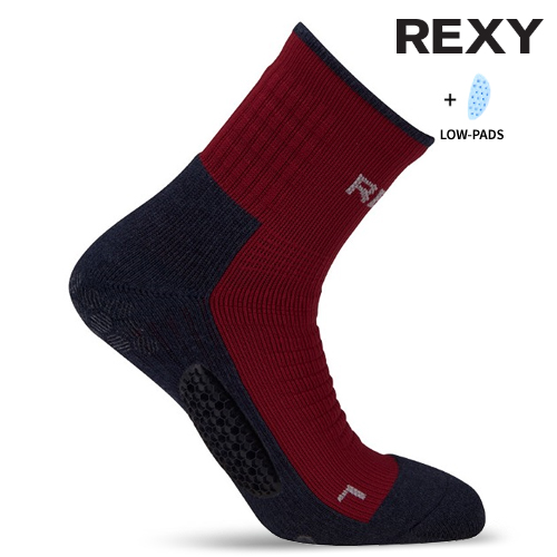   ߸ ׷彽 Ŵ ̵ 轺  O8MT-04 24(S) ũ  縻   ౸   轺 ʵ  ǰ [REXY GRAND-SLAM BALANCE MID Socks / Dark Red]  ǰ θ  YENAM